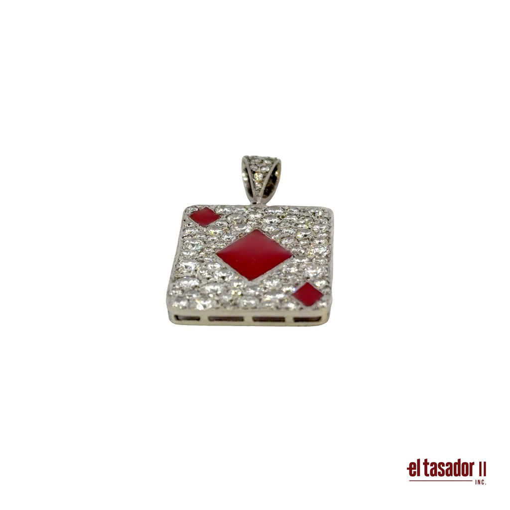 Las Vegas Collection diamond charm 6.8 g platinum enamel and 3.51 ct of diamonds