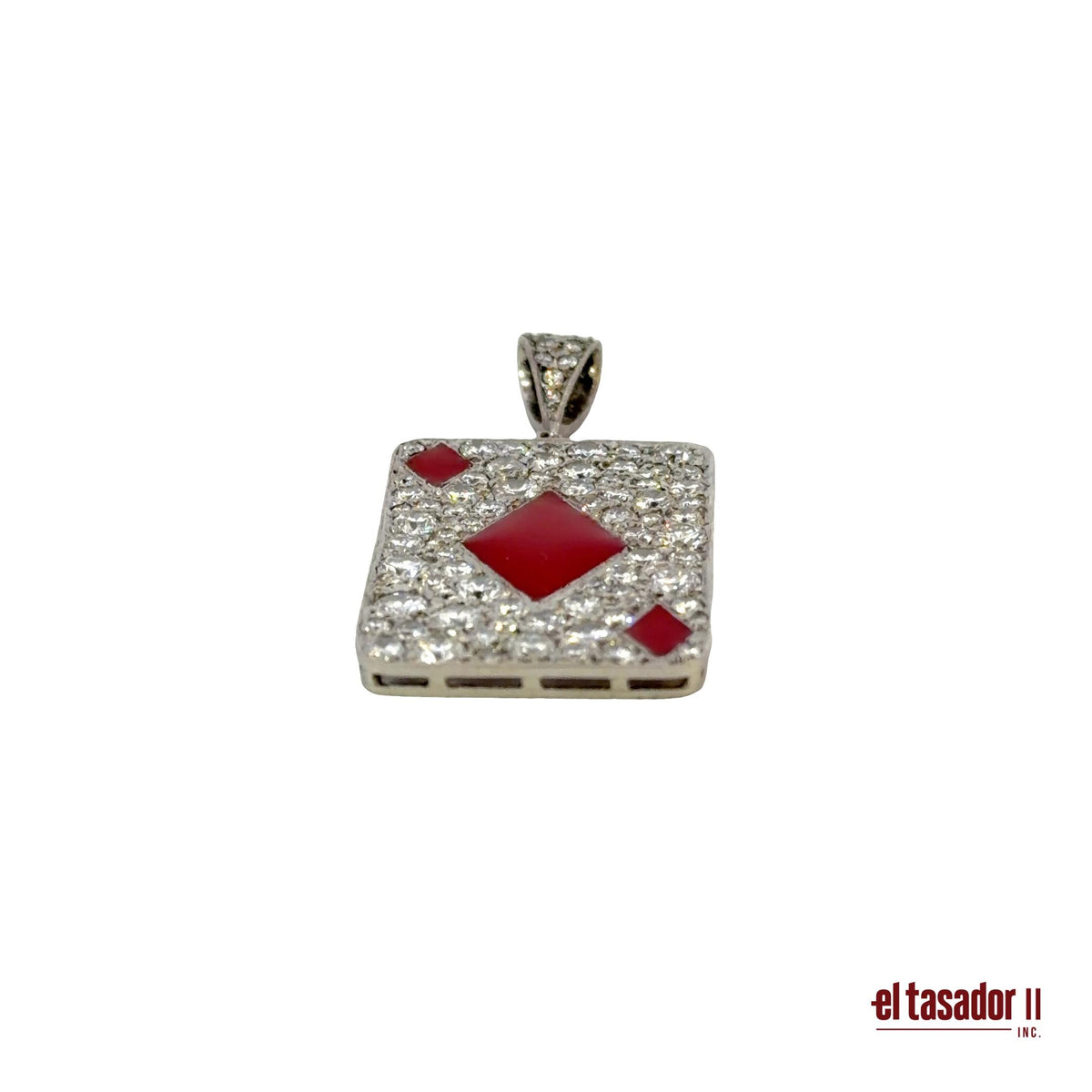 Las Vegas Collection diamond charm 6.8 g platinum enamel and 3.51 ct of diamonds